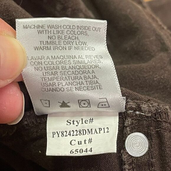 Bongo Plus Brown Low Rise Jeans 14W Y2K Straight Leg - Picture 10 of 10